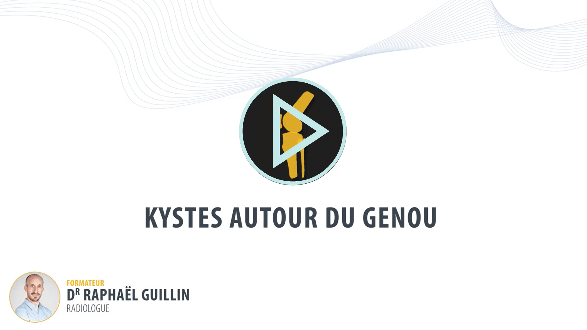 Kystes autour du genou en IRM